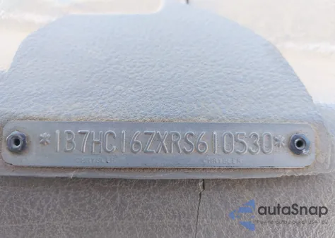 1994 Dodge Ram 1500 из США, поврежденный, VIN 1B7HC16ZXRX610530